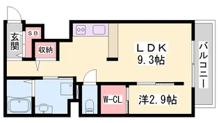 フラット久保弐番館【602号室】の間取り
