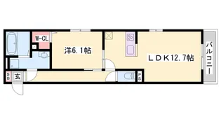 エムライズ大蔵中町【3階】の間取り
