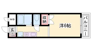 ピュアアリセ【403号室】の間取り