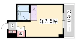 リュストル稲美【313号室】の間取り