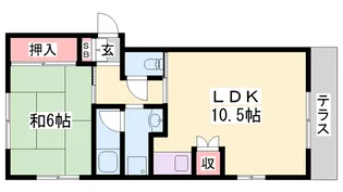 グレースミヤビ【101号室】の間取り
