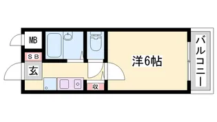 ルックハイツⅡ【305号室】の間取り