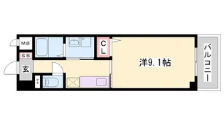 ヴィダ アルボレス【2階】の間取り