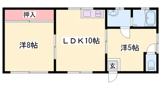 KIテックコーポ【202号室】の間取り