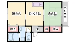 グランビア【201号室】の間取り