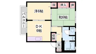 社ステージ【203号室】の間取り