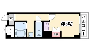 ウエストビラITO【601号室】の間取り