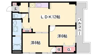 アキサダハイツ【302号室】の間取り