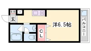Fiorente KOBE Ⅴ【2B号室】の間取り