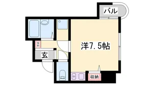リライアンス西明石壱番館【6階】の間取り