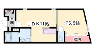播磨ベルハウス【1階】の間取り