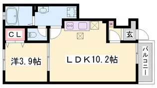 ピスカピスカ東二見A棟【103号室】の間取り