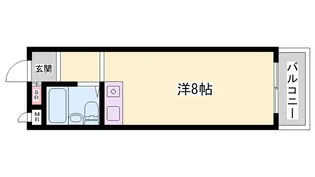 ウェルネスコートコスモス【301号室】の間取り