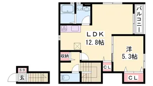 SORA和坂【G号室】の間取り