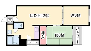 R2フラット久保【303号室】の間取り