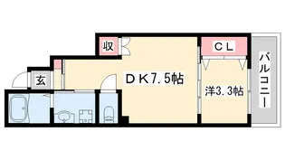 サニーガーデン北本荘【103号室】の間取り