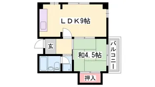 ブリス西二見【301号室】の間取り