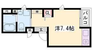 カサ・リブレ【3階】の間取り