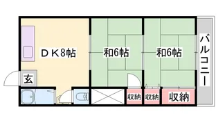 幸成マンション【401号室】の間取り