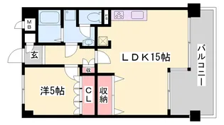 アーヴェイン西明石【403号室】の間取り