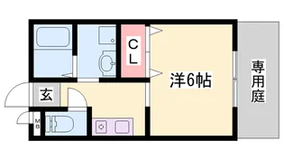 サンシャイン大塚【103号室】の間取り