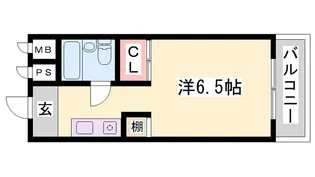 メゾンドリムール【205号室】の間取り