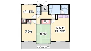 サウスレーベン小野【8階】の間取り