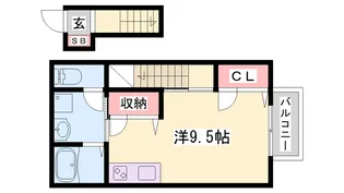 リガーレ天神西【2階】の間取り