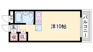 ホワイト石塚【211号室】の間取り