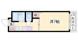 インペリアル伊川谷【1階】の間取り
