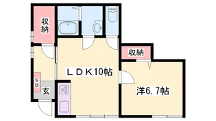 MKホーム広野【101号室】の間取り