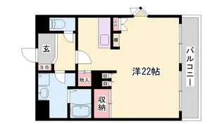 メゾン・ド・ラヴィ【205号室】の間取り