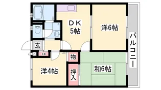 ハイツナカノ【201号室】の間取り