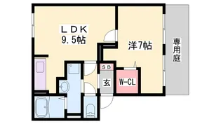 ロイヤルハイツⅠ【1階】の間取り
