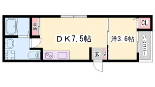 アルクグレイス【101号室】の間取り