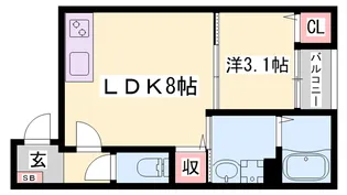 アルクグレイス【3階】の間取り