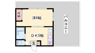 ハイツ長畑【5階】の間取り
