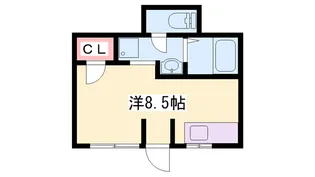 1Kの間取り画像