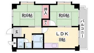 アビタシオン中崎【501号室】の間取り