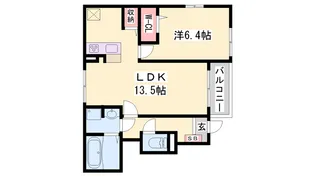 ベル・ヴィル【1階】の間取り