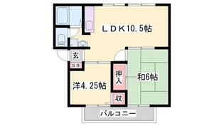 サンライフ土山【2階】の間取り