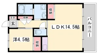 グランシャリオSATOH【310号室】の間取り