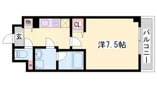 フェリーチェス【307号室】の間取り