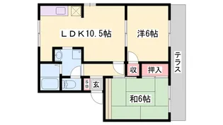 MAHALO SOUⅡ【101号室】の間取り