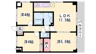 アレグリア2【4階】の間取り