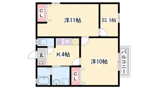 ミユキハウス【2階】の間取り