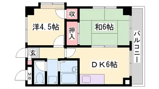 フローラルハイツ・ダイキⅠ【309号室】の間取り