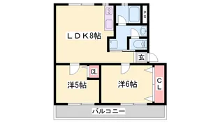 高津橋農住団地A棟【506号室】の間取り