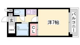 ベルウエストⅡ【503号室】の間取り