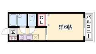 パルシオン【106号室】の間取り